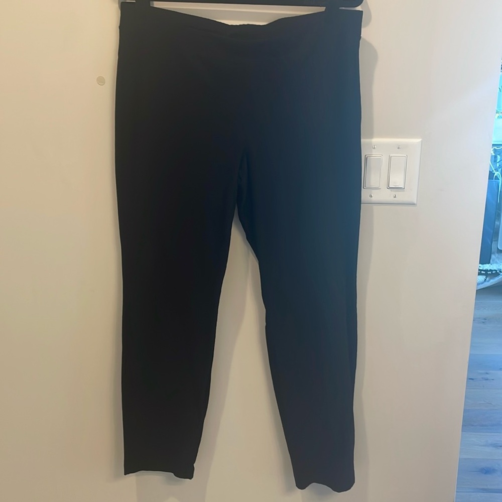 Eileen Fisher Flex Ponte pants, black, size L